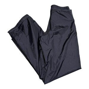 Vintage Full Speed Double Knee Black Nylon Track Pants Men’s Small
